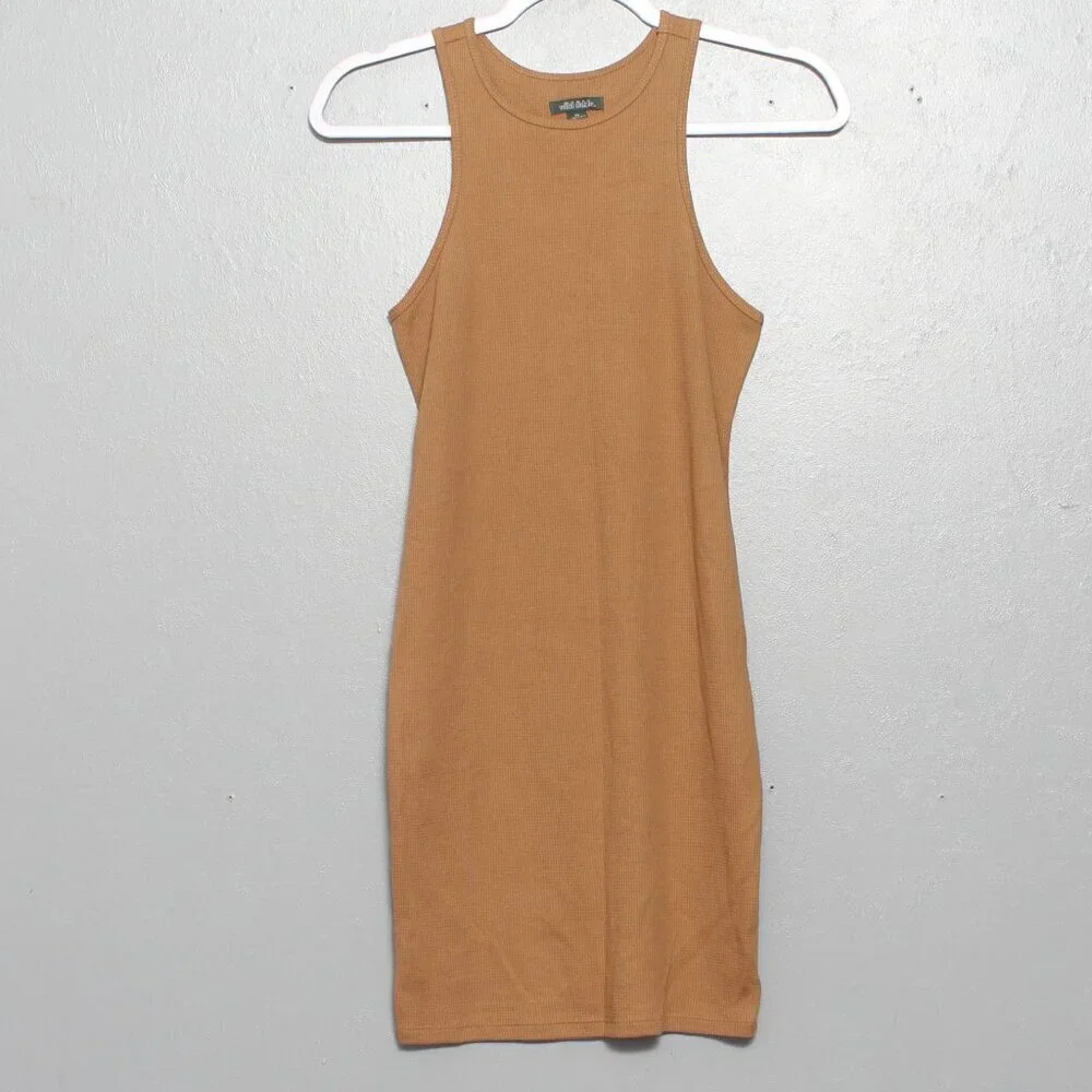 Wild fable muscle tank camel fitted dress